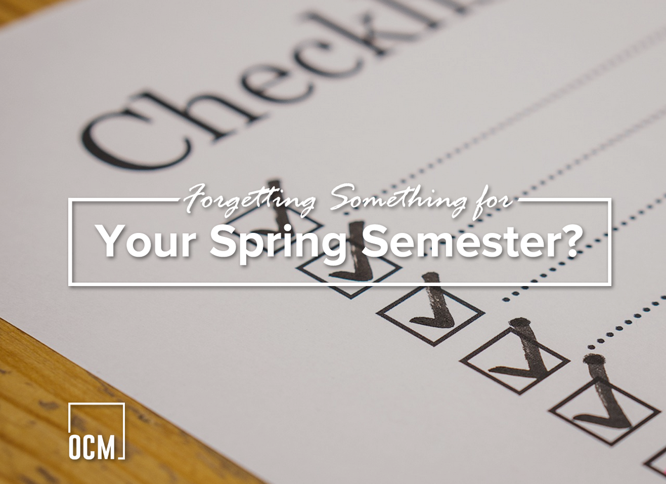 Your Spring Semester