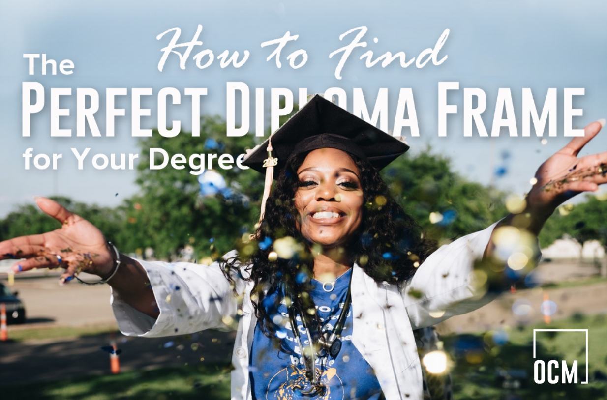 Woman celebrating graduation