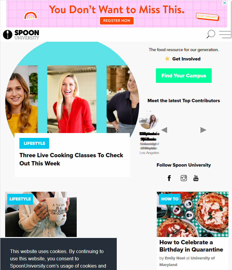 Spoon University Website