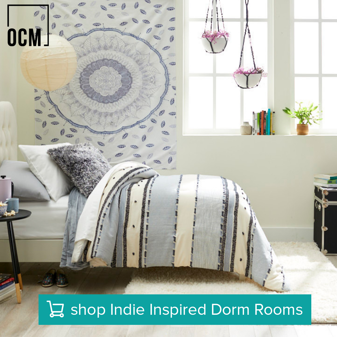 indie inspired dorm rooms