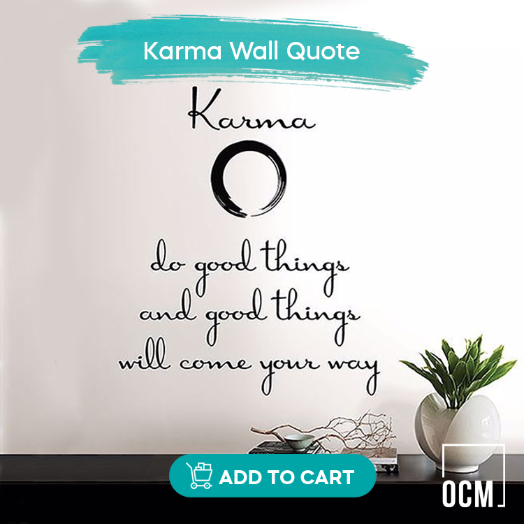Karma Wall Quote