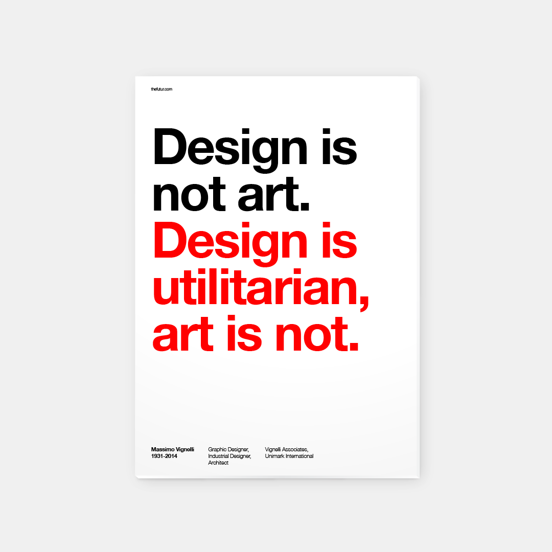 Poster with quote "Style is a universal language." in large, minimalist sans-serif font.