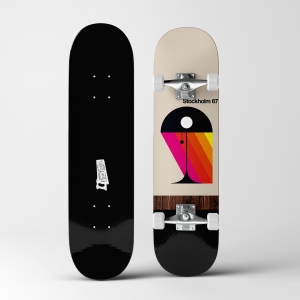Swiss Typography Deck 05: Minimalist text and graphic blend.