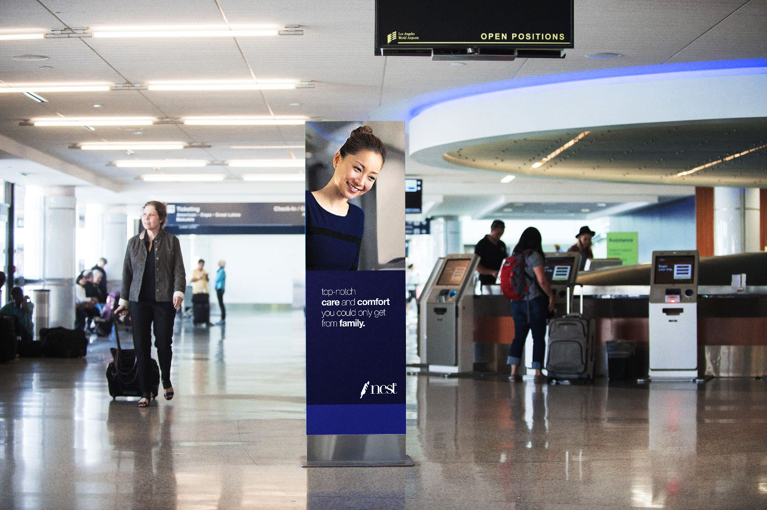 Airline branding signage concept