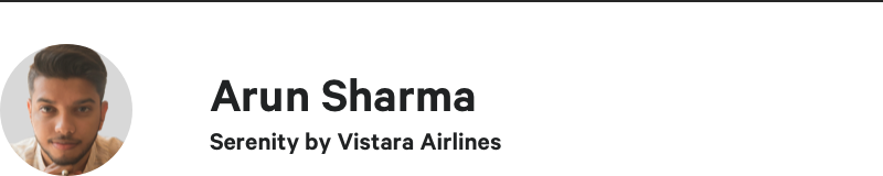 Arun Sharma, designer