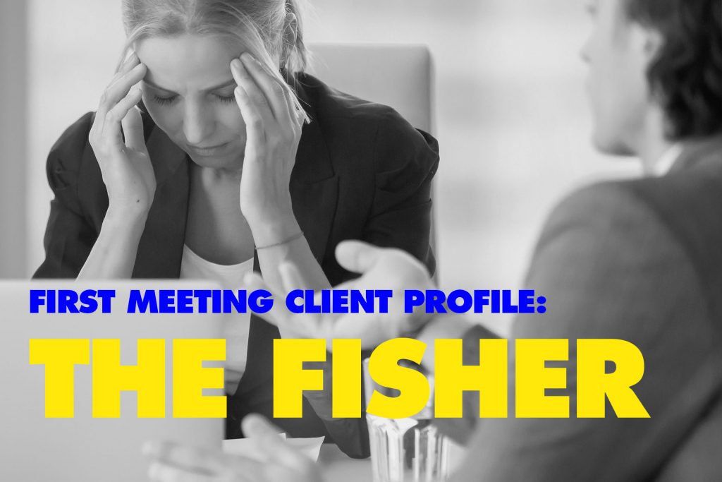Business meeting with a client, a businessperson discusses finances.