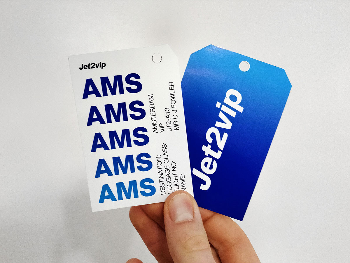 Connor Fowler's airline luggage tag concept 1