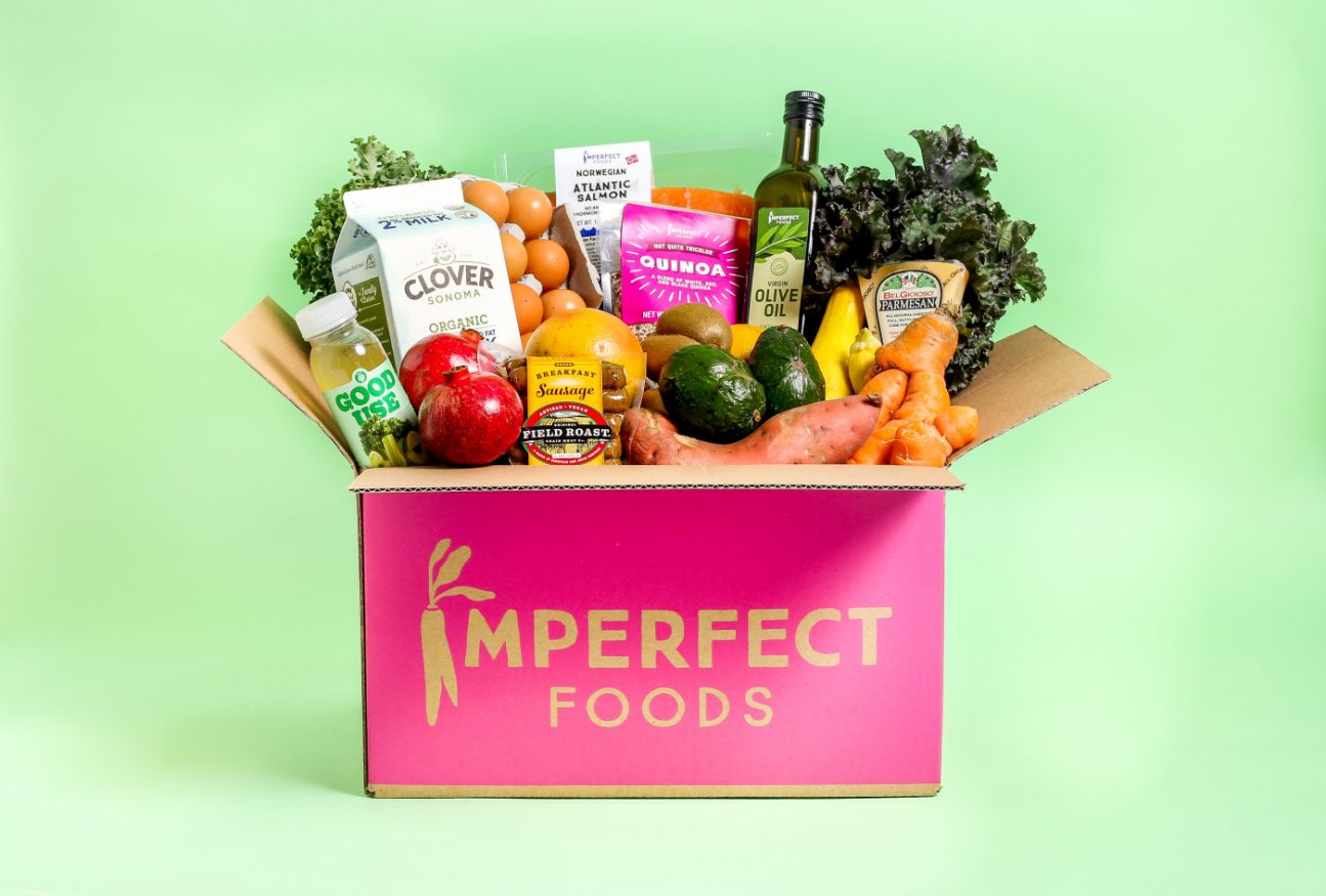 Get fresh, organic food delivered to your door with Imperfect Foods.