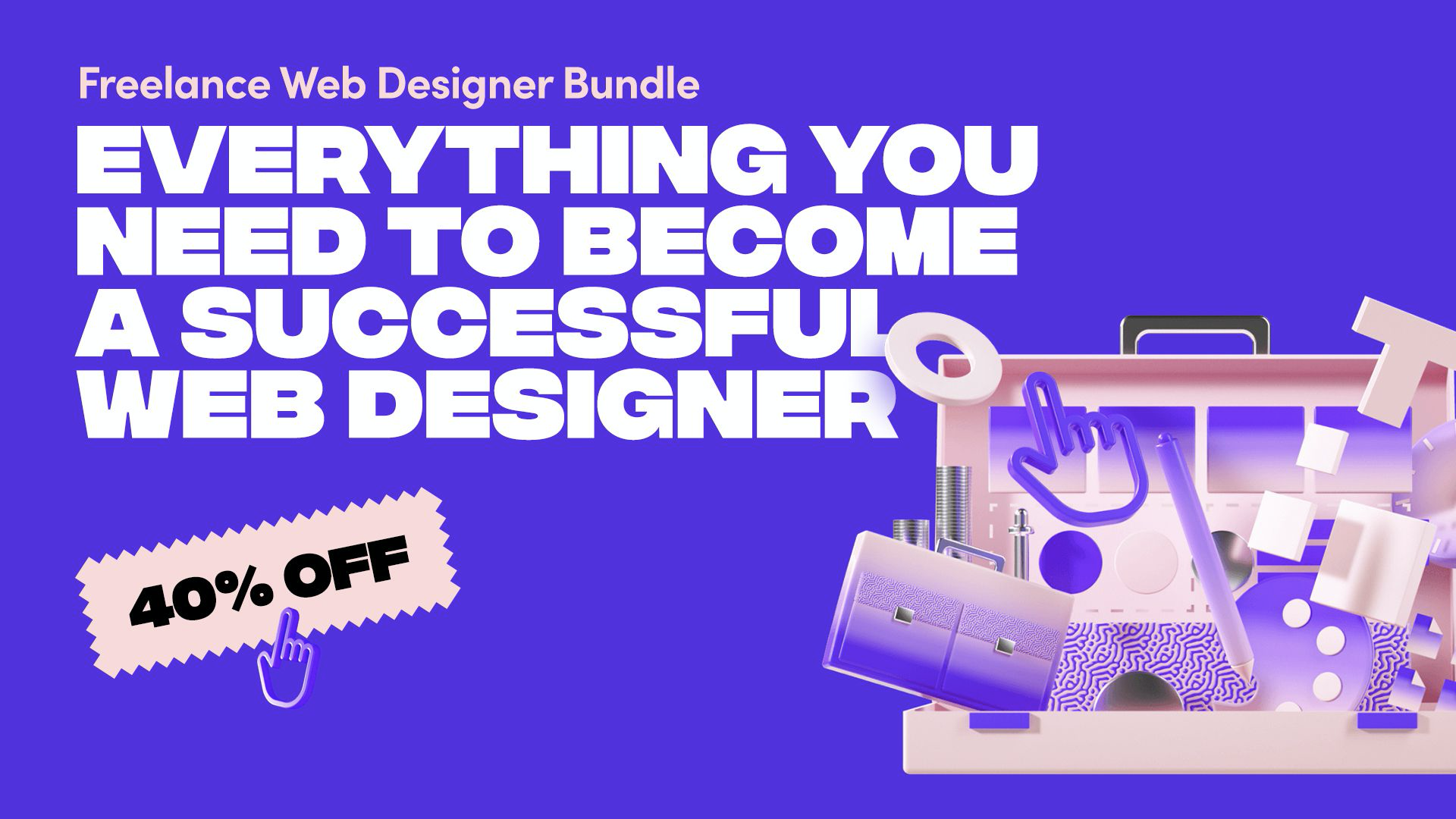 Save 40% on the freelance web designer bundle.