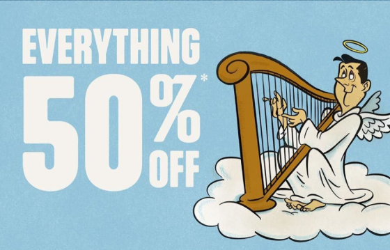 Take 50% off everything from Retro Supply Company.