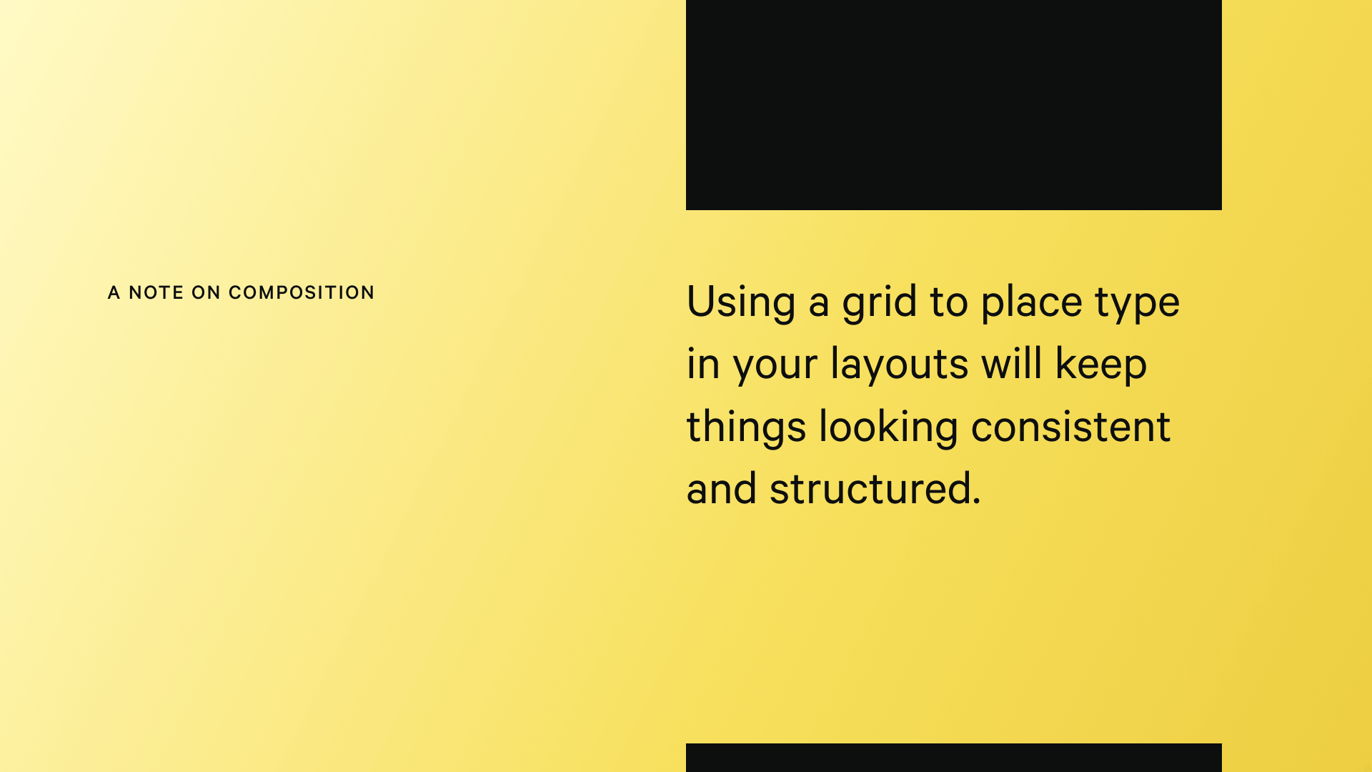 Typography: Principles of effective layout and composition.