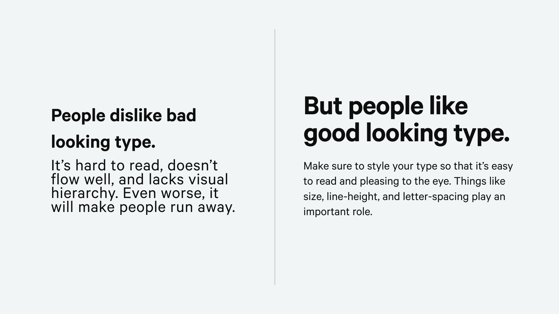 Typography: Techniques for guiding reader attention effectively.