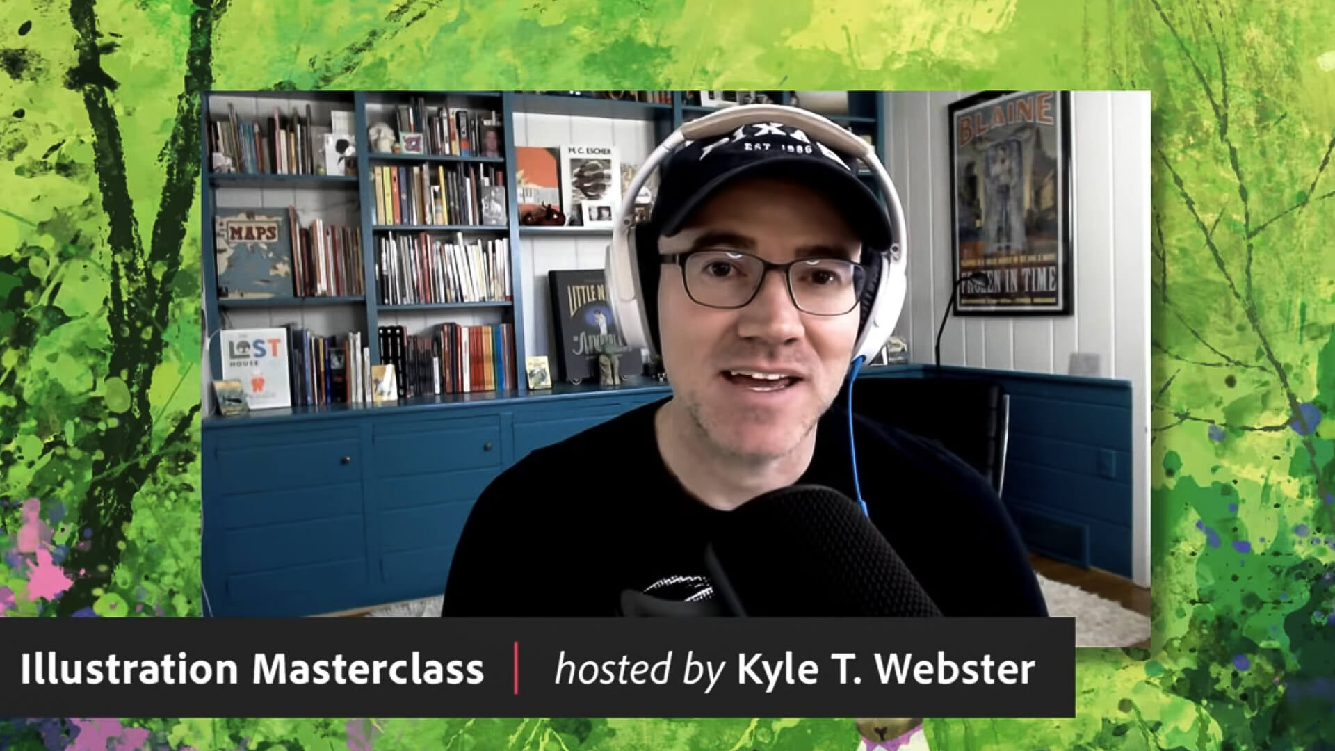 Kyle Webster using Adobe software