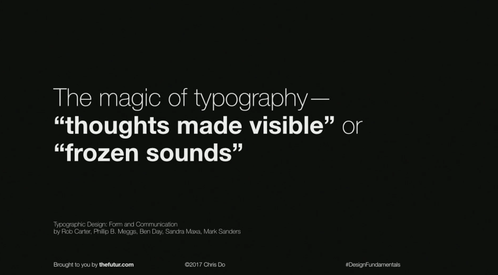 Decorative serif typeface for a blog post on typography's importance.