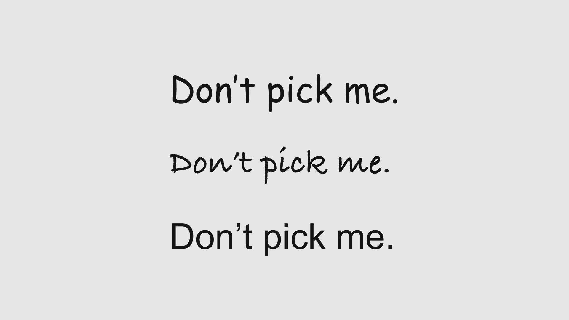 Example of a poorly chosen, illegible font in "Crimes of Typography" blog post.