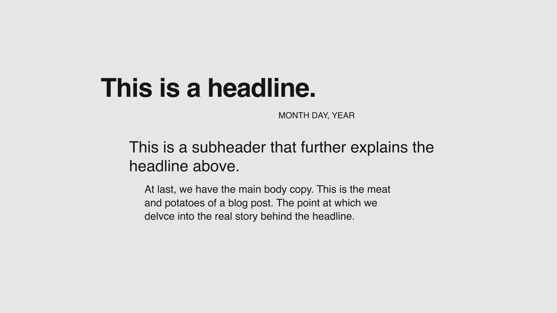 Visual demonstration of typography misaligned with a grid system.