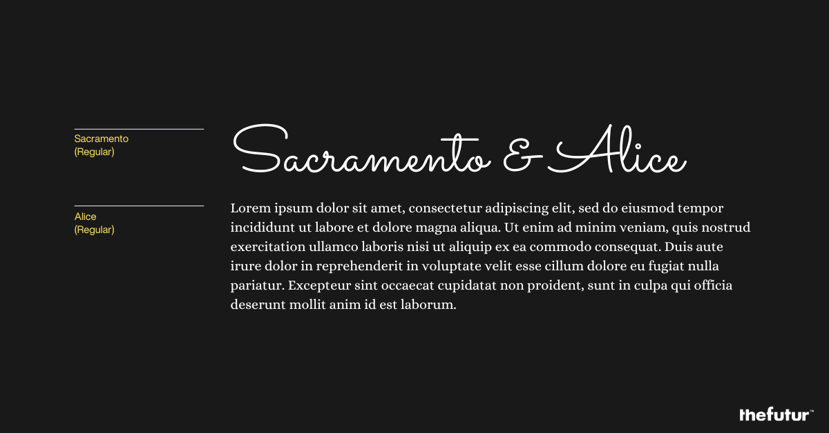 The Top 5 Google Font Pairings for Website Designs - The Futur™