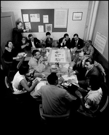 BBDO brainstorm session - late 1950s.