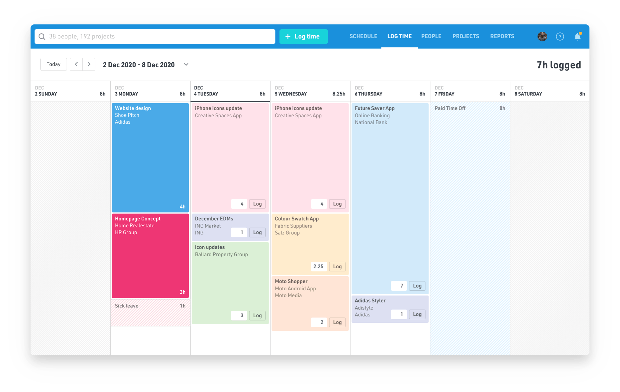 Time Tracking in Float with prefilled timesheets