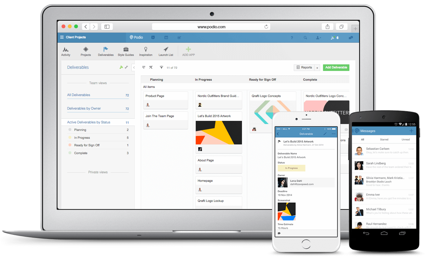 Online project management software - Citrix Podio
