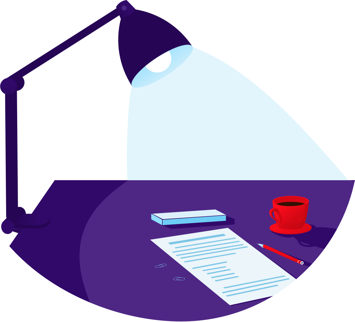 A desk