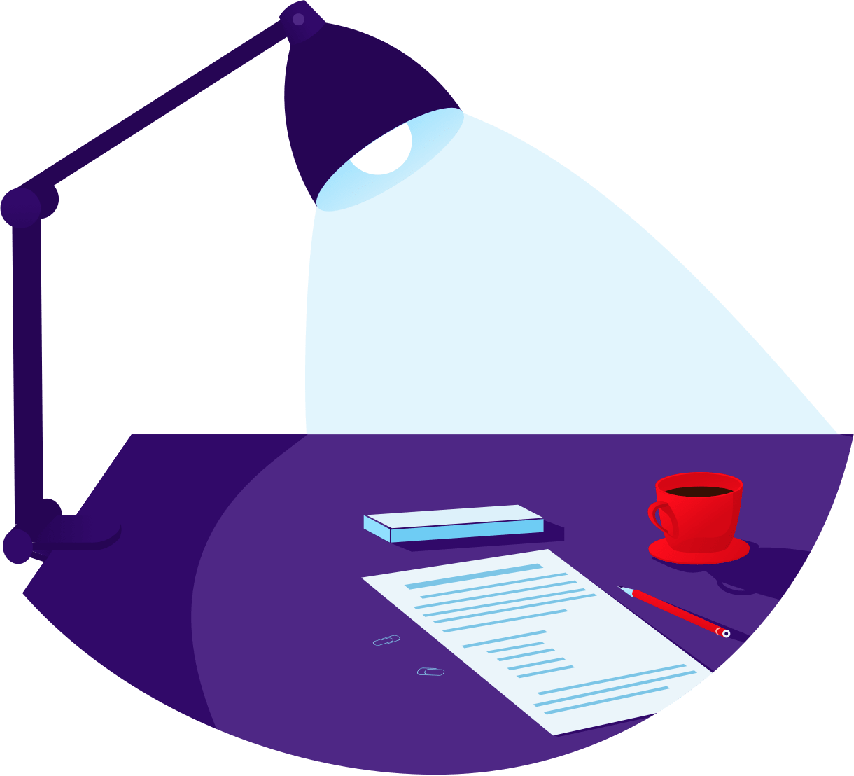 A desk