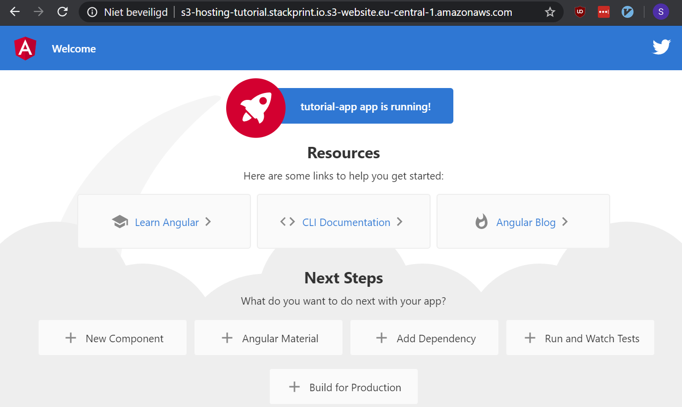 AWS: Deploy an Angular App