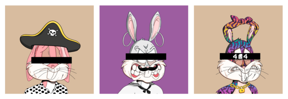 List of Secret NFTs Redacted Rabbits
