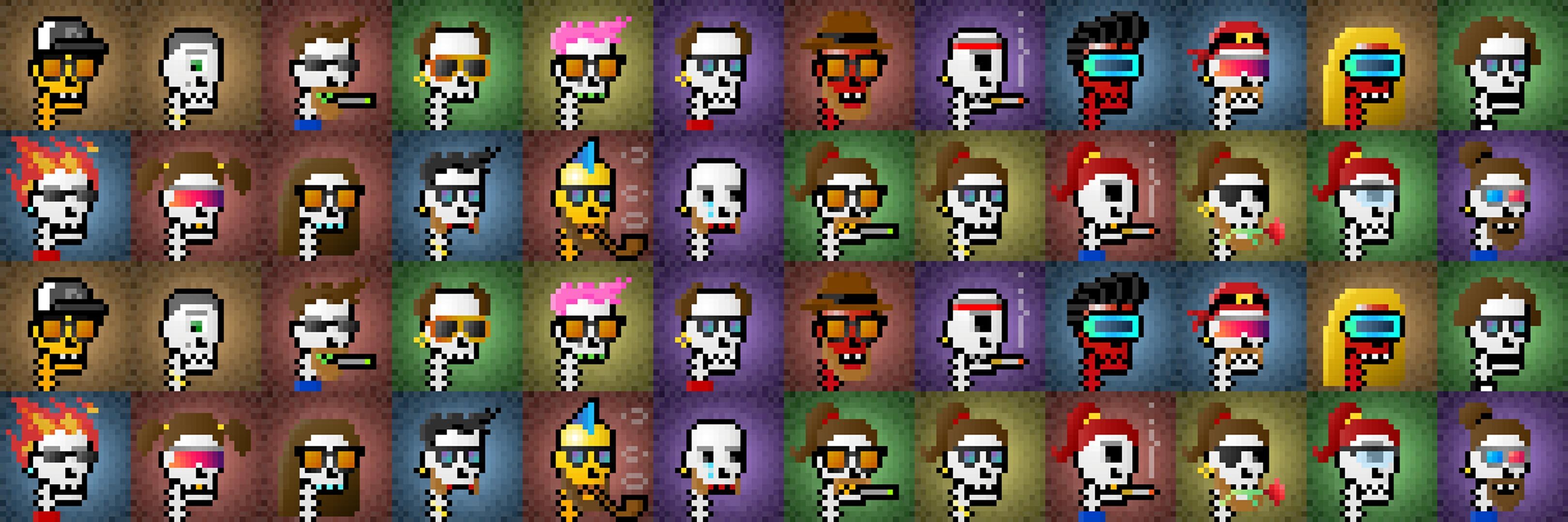 List of secret NFTs Mystic Skulls