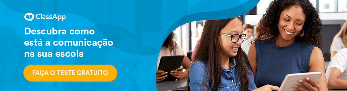 Banner: Descubra como está a comunicação na sua escola