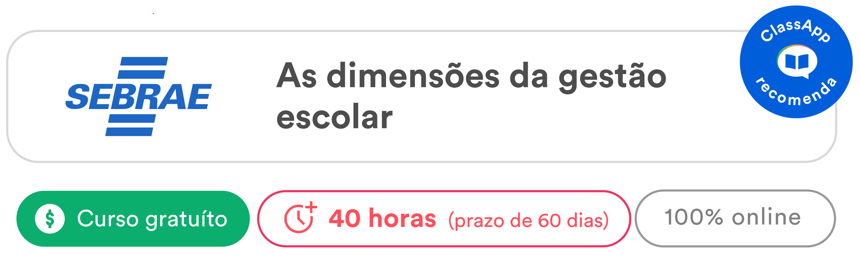 SEBRAE As dimensões da gestão escolar