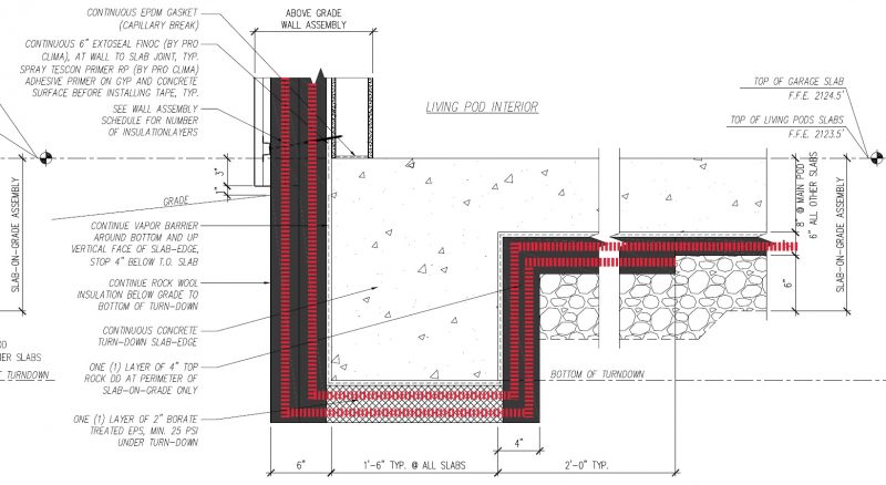 insulated slab edge