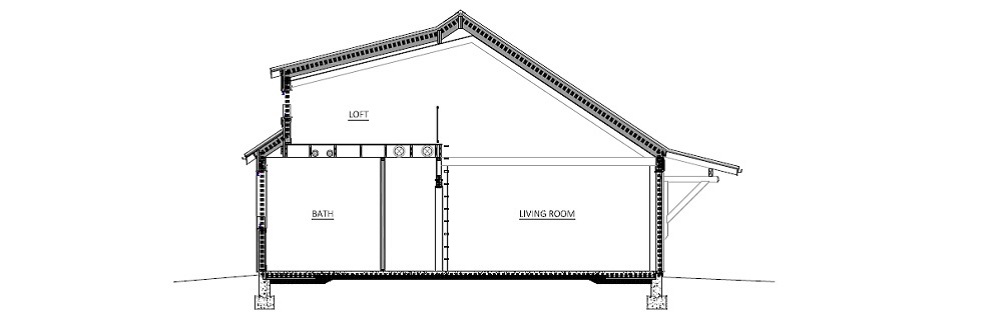 Design-Build Roswell High Performance Home_Short_Section
