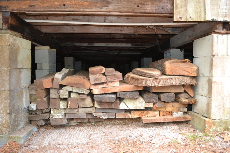 Salvaged Wood from Deconstructed Homes