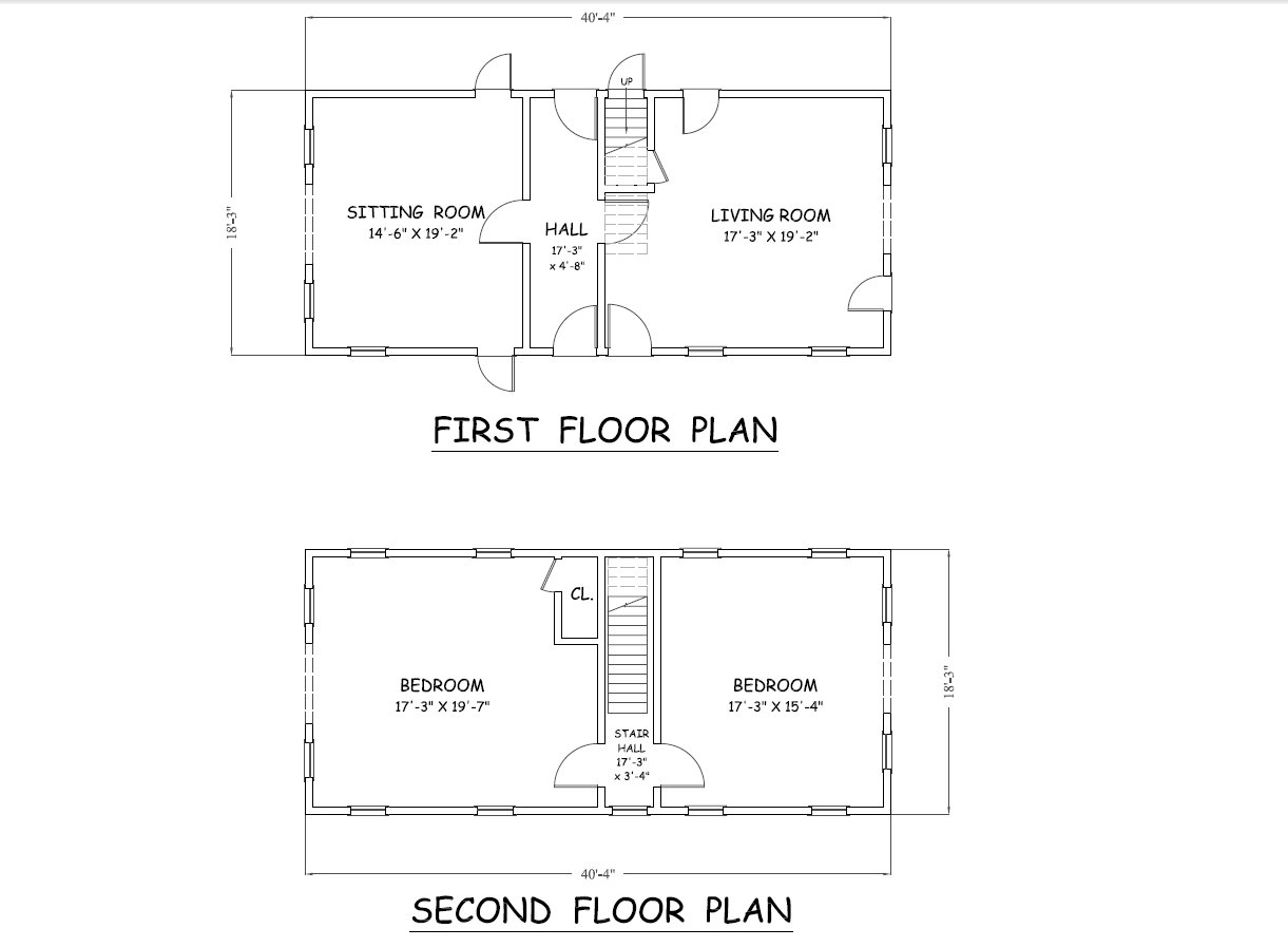 Molette House Existing Floor Plans LG Squared, Inc.