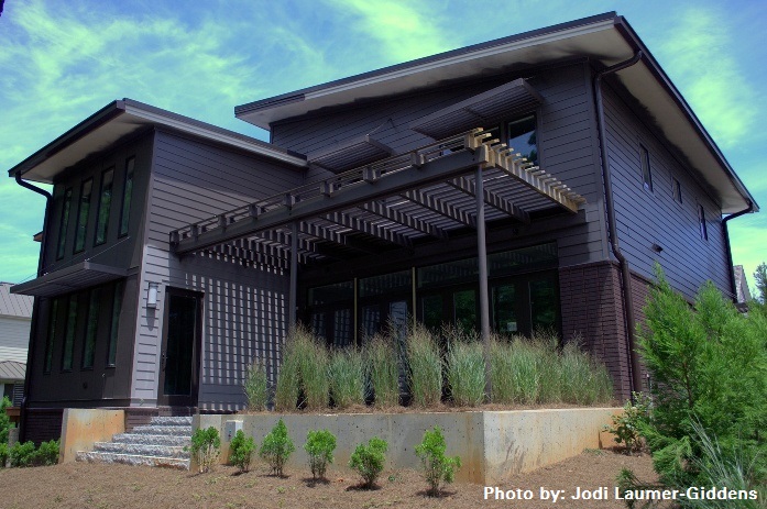 Proud Green Home at Serenbe Rear LG Squared, Inc