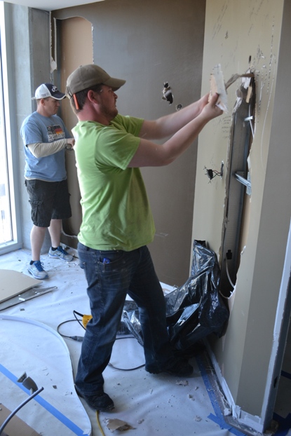 Chuck Rose and David Stalker DIY Condo Remodel Renovation LG Squared, Inc. Atlanta 3