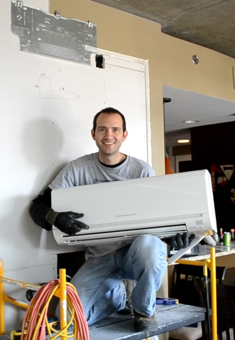 Ductless Mini-Split installation - LG Squared, Inc. - Chris Laumer-Giddens