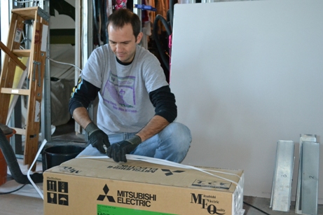 Chris Laumer-Giddens DIY Remodel Mini-Split LG Squared, Inc. Atlanta