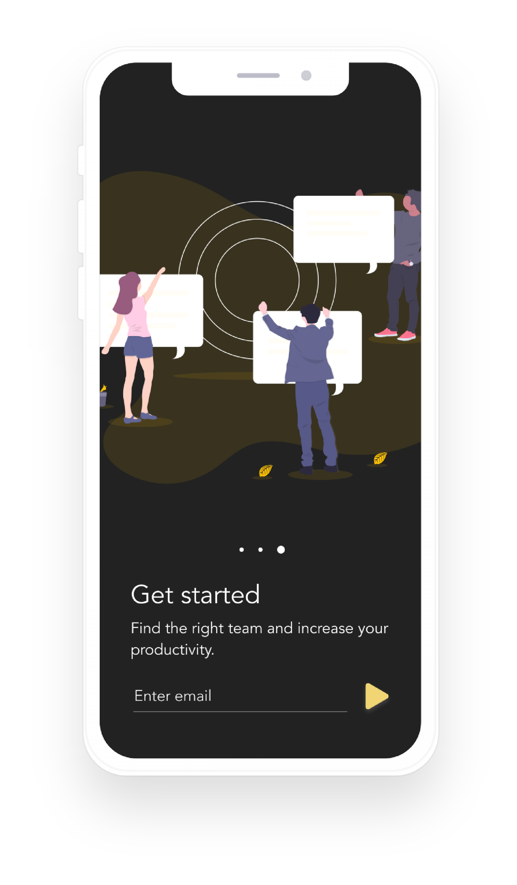 Kotumb onboarding screen mockup