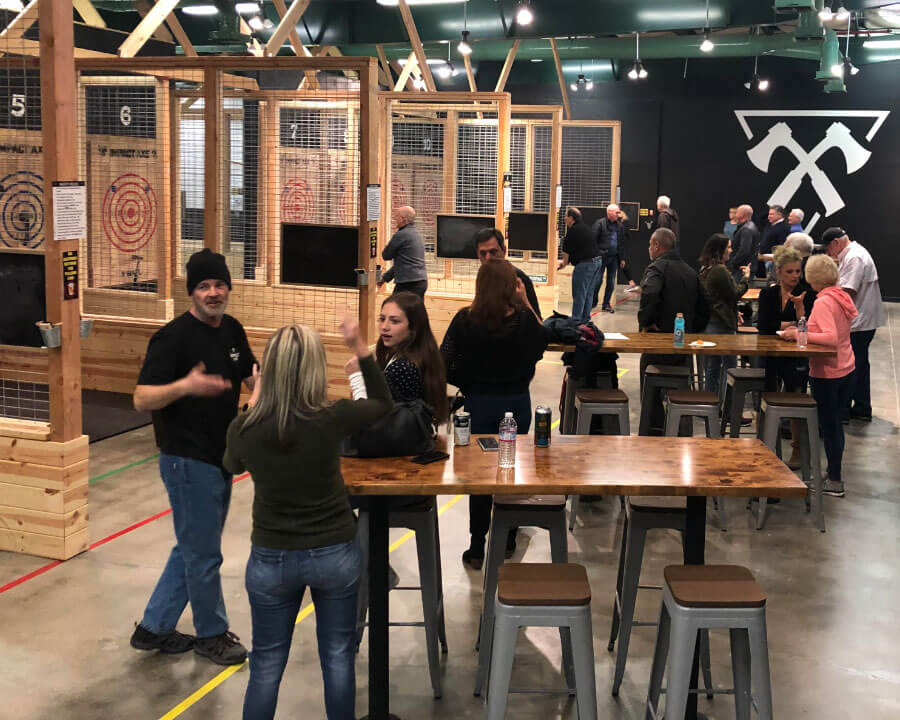 A private event underway.