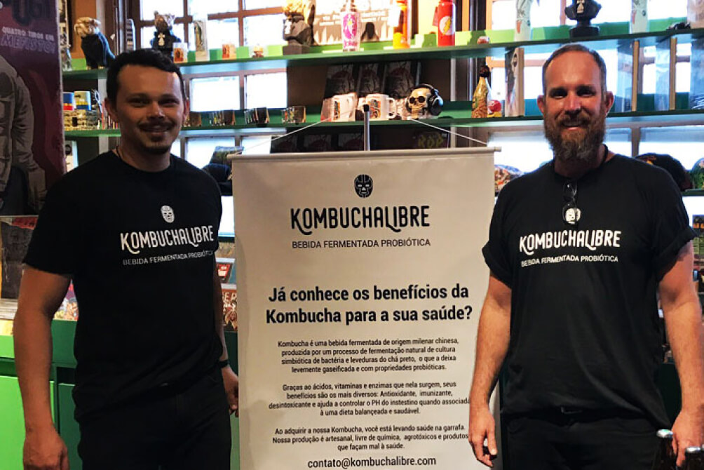A dupla Kombucha Libre