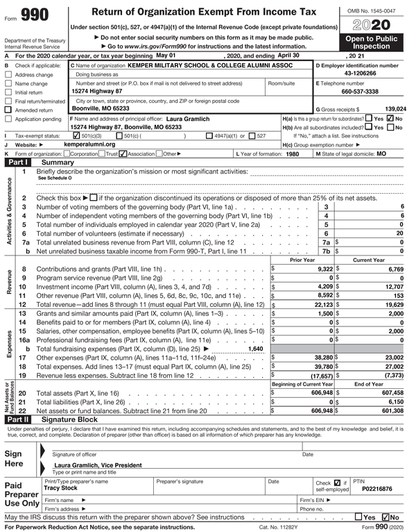 IRS 990 Thumbnail