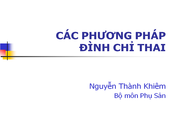 phương pháp đình chỉ thai kỳ