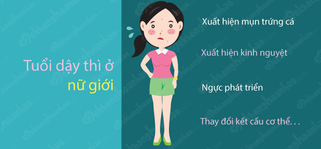 con gái tuổi dậy thì
