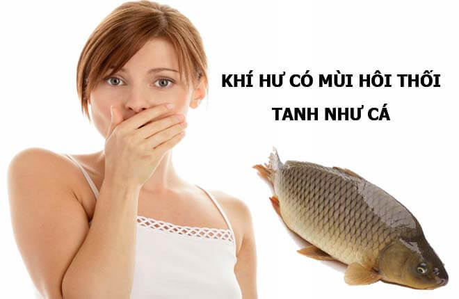 khí hư có mùi tanh