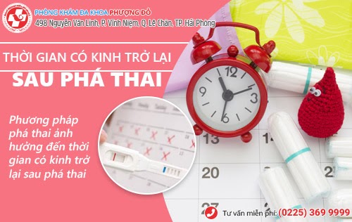 Sau khi phá thai bao lâu thì có kinh