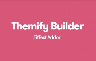 Themify Builder FitText Addon Themify Builder FitText Addon