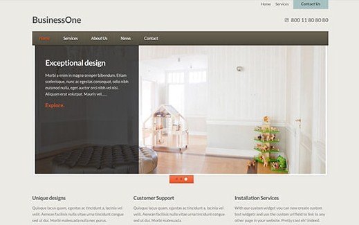 CSS Igniter BusinessOne WordPress Theme