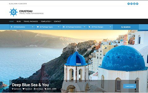 CSS Igniter Cousteau WordPress Theme CSS Igniter Cousteau WordPress Theme